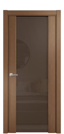 Дверь межкомнатная Варио 11 Цвет Дуб Темный Покрытие Шпон натуральный  Наличник L 75 Цена 53550