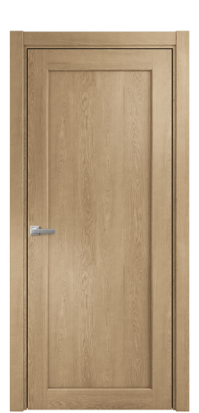 Дверь межкомнатная Strada 01 Цвет Дуб Светлый Покрытие Шпон натуральный  Наличник L 75 Цена 45050