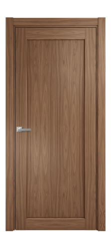 Дверь межкомнатная Strada 01 Цвет Американский Орех Покрытие Шпон натуральный  Наличник L 75 Цена 45675