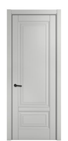 Дверь межкомнатная Элеганс 2B Цвет Телегрей Покрытие ЭМАЛИ Эмаль Наличник L 75 Цена 51628
