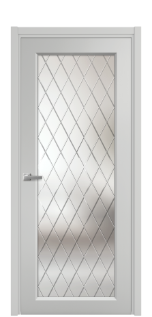 Дверь межкомнатная Страйп 1 Цвет Телегрей Покрытие Эмаль  Наличник L 50 Цена 41588