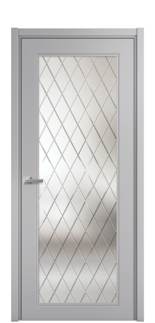 Дверь межкомнатная Страйп 1 Цвет Галечный Покрытие Эмаль  Наличник L 50 Цена 50728