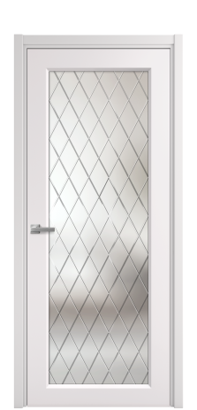 Дверь межкомнатная Stripe 1 Цвет Крем Покрытие Эмаль  Наличник L 50 Цена 45615