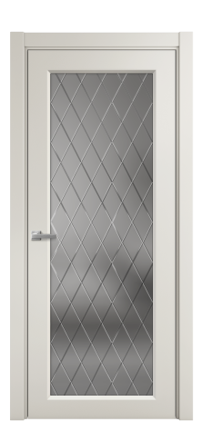 Дверь межкомнатная Stripe 1 Цвет Дымчатый Покрытие Эмаль  Наличник L 75 Цена 42265