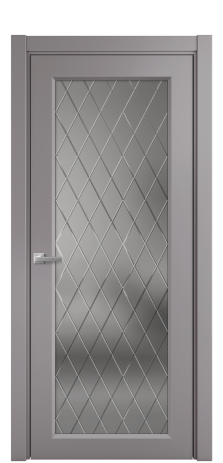 Дверь межкомнатная Stripe 1 Цвет Ирис Покрытие Эмаль  Наличник L 75 Цена 42265