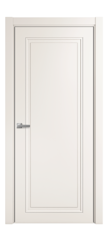 Дверь межкомнатная Страйп 1 Цвет Молочный Покрытие Эмаль  Наличник L 75 Цена 43475