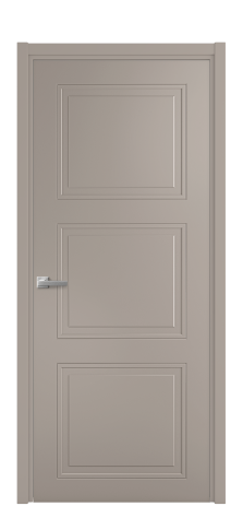 Дверь межкомнатная Stripe 3 Цвет Какао Покрытие Эмаль  Наличник L 50 Цена 43475