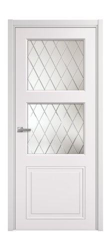 Дверь межкомнатная Stripe 3 Цвет Крем Покрытие Эмаль  Наличник L 50 Цена 44900