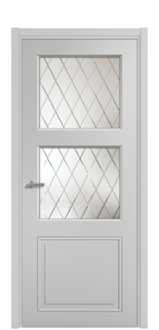 Дверь межкомнатная Stripe 3 Цвет Телегрей Покрытие Эмаль  Наличник L 50 Цена 44900