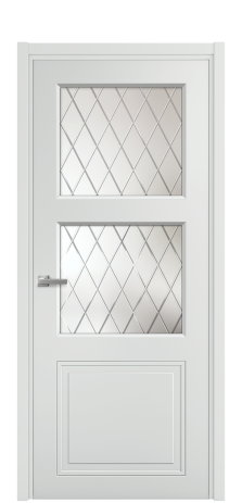 Дверь межкомнатная Stripe 3 Цвет Облачный Покрытие Эмаль  Наличник L 50 Цена 44900