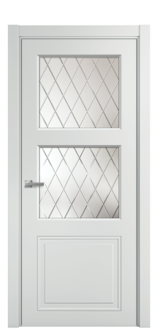 Дверь межкомнатная Stripe 3 Цвет Облачный Покрытие Эмаль  Наличник L 75 Цена 40800