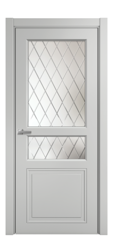 Дверь межкомнатная Stripe 4 Цвет Телегрей Покрытие Эмаль  Наличник L 75 Цена 39698