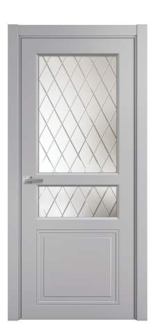 Дверь межкомнатная Stripe 4 Цвет Галечный Покрытие Эмаль  Наличник L 75 Цена 39698