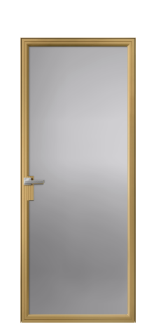 Дверь межкомнатная Frame 01 Цвет Латунь Покрытие Алюминий  Наличник Скрытый короб Цена 78553