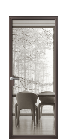 Дверь межкомнатная Frame 01 Цвет Антик Покрытие Алюминий  Наличник Скрытый короб Цена 68210