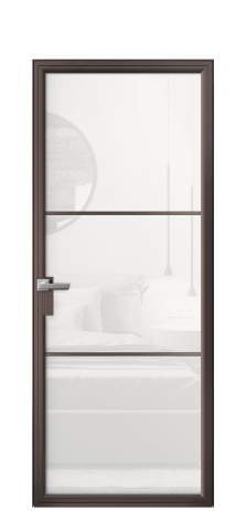 Дверь межкомнатная Frame 03 Цвет Антик Покрытие Алюминий  Наличник Скрытый короб Цена 67130