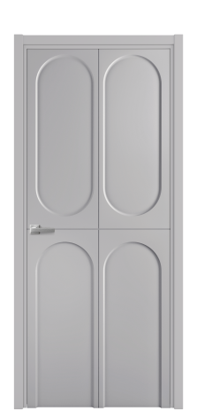 Дверь межкомнатная Anse 4 Цвет Галечный Покрытие Эмаль  Наличник L 50 Цена 45918