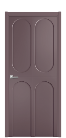 Дверь межкомнатная Anse 4 Цвет Лиловый Покрытие Эмаль  Наличник L 50 Цена 45918