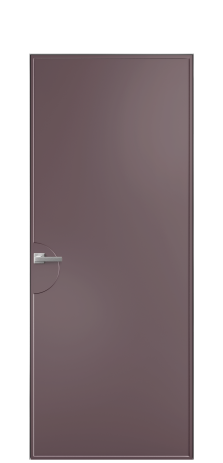 Дверь межкомнатная Лайн 2 Цвет Лиловый Покрытие Эмаль  Наличник Скрытый короб хром Цена 51143