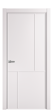 Дверь межкомнатная Лайн 3 Цвет Крем Покрытие Эмаль  Наличник L 75 Цена 49475