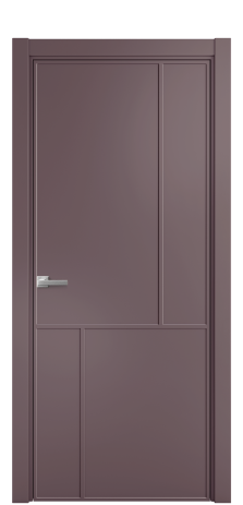 Дверь межкомнатная Line 3 Цвет Лиловый Покрытие Эмаль  Наличник L 75 Цена 57675