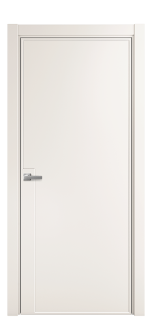 Дверь межкомнатная Line 4 Цвет Молочный Покрытие Эмаль  Наличник L 75 Цена 40674