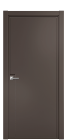 Дверь межкомнатная Line 4 Цвет Коричневый Покрытие Эмаль  Наличник L 75 Цена 57675