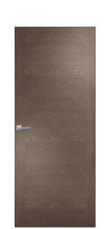 Дверь межкомнатная Unit 10 Цвет Дуб Марракеш Покрытие Шпон натуральный  Наличник Скрытый короб хром Цена 73160