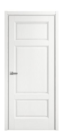 Дверь межкомнатная Неоклассик 3 Цвет Ясень Белый Покрытие Шпон крашеный  Наличник L 50 Цена 45175