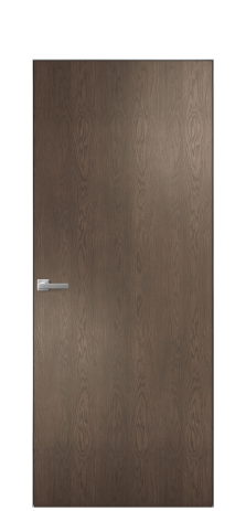 Дверь межкомнатная Порте 39-00 в шпоне Цвет Дуб Марракеш Покрытие Шпон натуральный вертикаль Наличник Скрытый короб хром Цена 42350