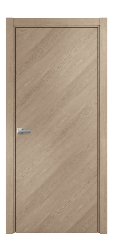 Дверь межкомнатная Порте 39-00 в шпоне Цвет Дуб Песочный Покрытие Шпон натуральный диагональ Наличник L 75 Цена 51238