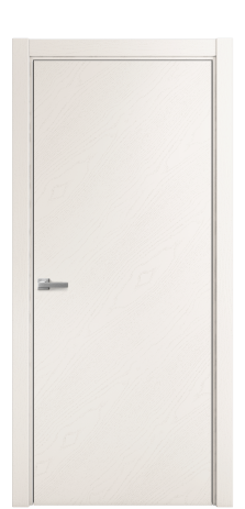 Дверь межкомнатная Порте 39-00 в шпоне Цвет Ясень Молочный Покрытие Шпон крашеный диагональ Наличник L 75 Цена 47963